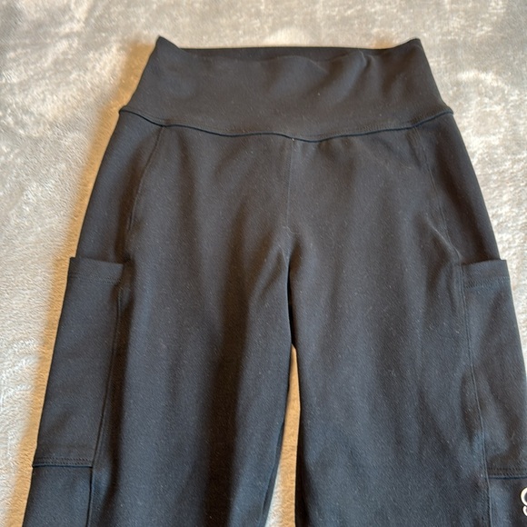 NWOT Bombshell Sportswear Ankle Sock Leggings Black Size Small - Picture 5 of 14